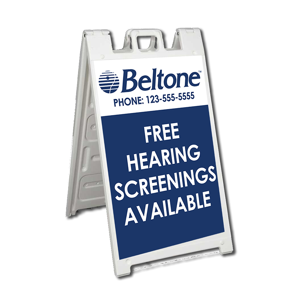 A Frame sidewalk sign – one sided