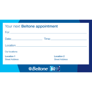 Business cards with variable hours of operation