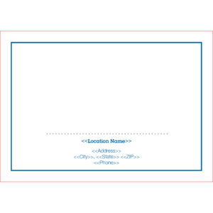 Thank You Card (folded to 4 x 5.5) with Beltone A2 envelope