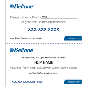 Referral Business card – 4 x 3.5