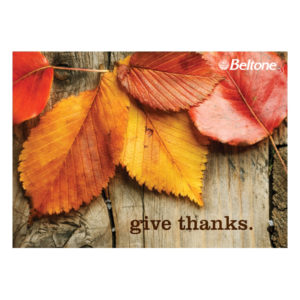 Give Thanks Thanksgiving Card